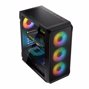 Logic PORTOS ARGB MINIDI USB 3.0 Case Black