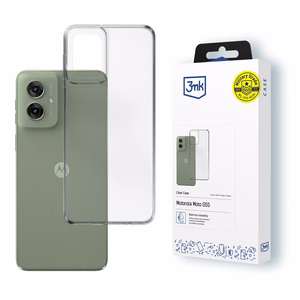 3mk Clear Case Motorola Moto G55 5G:lle - läpinäkyvä
