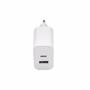 Maxlife MXTC-06 PD QC charger 1x USB-C 1x USB 20W white
