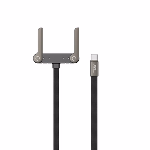 Devia Ultra6 USB-C–USB-C-kaapeli jalustalla, 1,5 m, 240 W