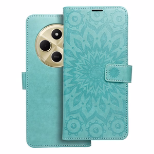 MEZZO kirjakotelo XIAOMI Redmi 14C:lle mandala vihreä