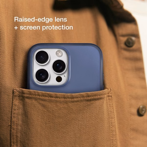Incase Slim Case -suojakuori MagSafe-tuella iPhone 16 Pro Max -puhelimelle, Deep Space Blue