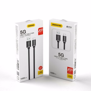 Dudao USB-kaapeli – USB Type C Super Fast Charge 1 m musta (L5G-Black)