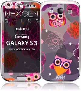 Nexgen Owlettes 3D decorative skin set for Samsung Galaxy S3