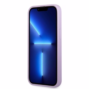 Guess GUHCP13XPS4MU iPhone 13 Pro Max 6.7" violetti/violetti kovakuori Saffiano 4G Small Metal Logo