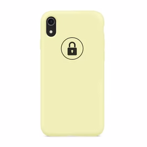 Puhelimen suojakuori silikoni Apple iPhone XR / Yellow Mellow / pakkauksessa