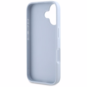 Guess Hardcase PU Grained Big 4G and Classic Logo Suojakuori iPhone 16 6,1":lle - sininen