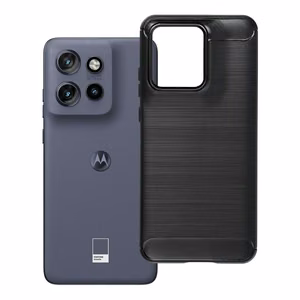 Carbon 2.0-suojakuori mallille Motorola Edge 50 Neo – musta