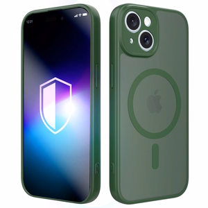 3mk Misty MagCase iPhone 14 suojakuori - vihreä