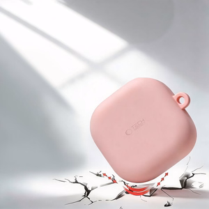 Tech-Protect Silicone Hook -suojakuori Samsung Galaxy Buds 4 / 4 Pro:lle violetti