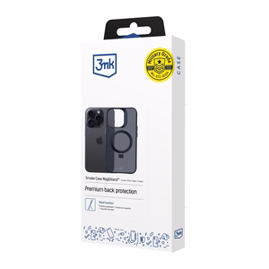 3mk Smoke Case Mag&Stand Suojakuori Apple iPhone 14 Pro Max:lle - musta