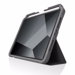 STM Dux Plus rugged case with Apple Pencil holder for iPad mini (A17 Pro, 2024) / iPad mini 6 (2021), MIL-STD-810H, black