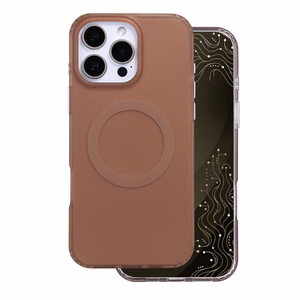 Tecto Shield Mistiq Mag suojakuori iPhone 16 Pro Max 6,9"-mallille, ruskea