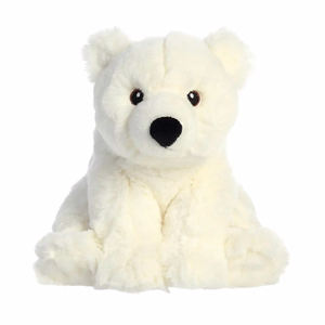 Eco Nation ympäristöystävällinen istuva jääkarhupehmolelu, 19 cm