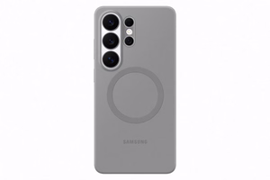 Samsung Silicone Magnet Suojakuori Samsung Galaxy S26 Ultralle, MagSafe-yhteensopiva - harmaa