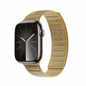 Crong Melange magnetic strap for Apple Watch 38 / 40 / 41 mm and 42 mm (Series 10 / 11), yellow melange