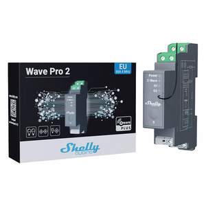 Shelly Qubino Pro 2 DIN-kiskoreele 2-kanavainen Z-Wave