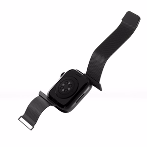 Puro 'MILANESE' Watch band for Apple Watch 42-44-45-49m, black