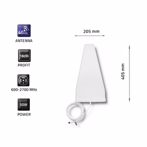 Qoltec 57021 – 4G LTE -ulkoantenni, 18 dBi