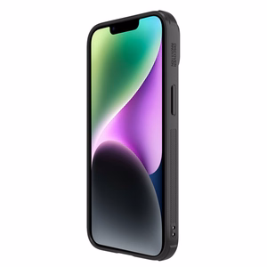 Nillkin Synthetic Fiber S Case iPhone 14 kotelo kamerasuojalla, musta