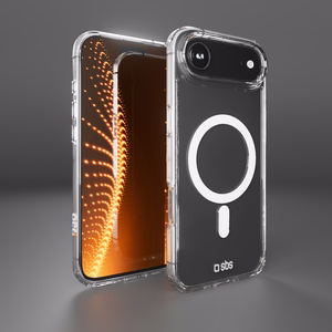SBS Extreme Mag Suojakuori D3O-teknologialla iPhone 17 Air:lle - läpinäkyvä