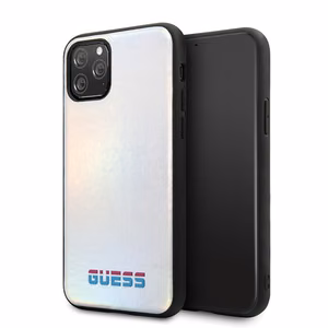 Guess GUHCN58BLD iPhone 11 Pro hopea/hopea kova kotelo Iridescent