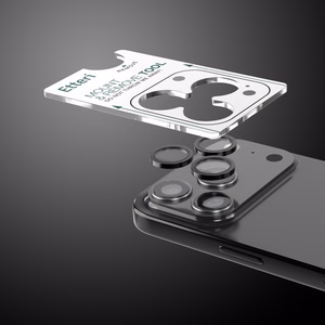 Etteri kameran suojalasi iPhone 17 Pro / 17 Pro Max musta