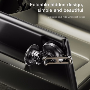 Magneettinen autopidike puhelimelle Forcell F-Grip IronSecure tuulilasiin / kojelautaan musta