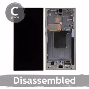 LCD Display Compatible With Samsung S928 S24 Ultra with Frame / Titanium Gray / (7.5/10 Used)