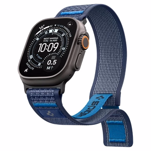 SPIGEN ATHLEX AIR 2 Apple Watch 8 / 9 / 10 / 11 / SE / Ultra (44 / 45 / 46 / 49 MM) Active tummansininen