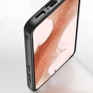 Dux Ducis Fino Suojakuori Samsung Galaxy S23+:lle silikonisella kehyksellä sininen