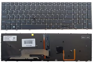 Keyboard HP ZBook 15 G5, G6, ZBook 17 G5, G6, with Backlight and Trackpoint