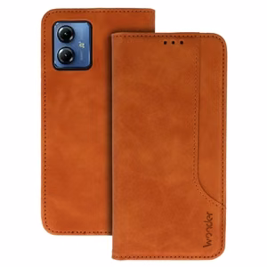 Wonder Prime Suojakuori Motorola Moto G14:lle ruskea