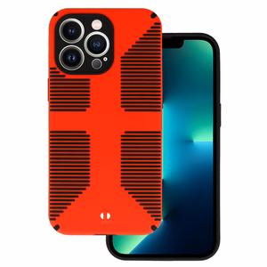 TEL PROTECT Grip Case for Iphone 13 Pro Max Red