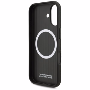 BMW M FW Metal Logo MagSafe Suojakuori iPhone 17:lle - musta