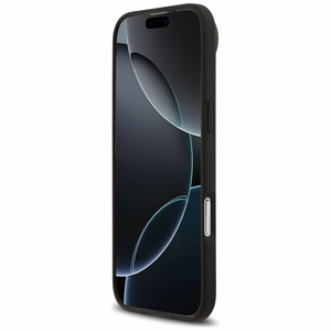 Guess 4G Circle Classic Logo MagSafe Suojakuori iPhone Airille - musta