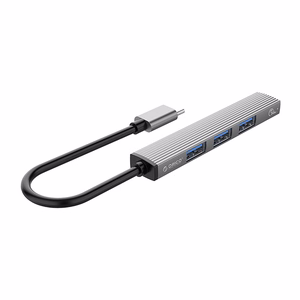 Orico AH-13 USB-C Hub telakka-asema 1x USB-A 3.0 + 3x USB-A 2.0 - harmaa