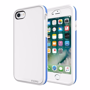 Incipio Performance Series Max -suojakuori iPhone 7:lle, valkoinen / sininen