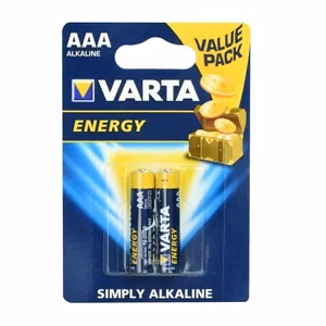 VARTA alkaliparistot R3 (AAA) Energy, 2 kpl