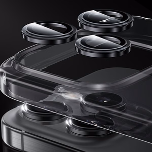 Benks Tempered glass Glass Warrior Metal Lens Protector on camera for Iphone 17 Air (lens 1 piece) black