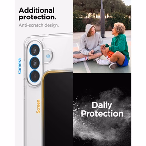 Spigen Ultra Hybrid -suojakuori Samsung Galaxy A37 5G:lle - läpinäkyvä