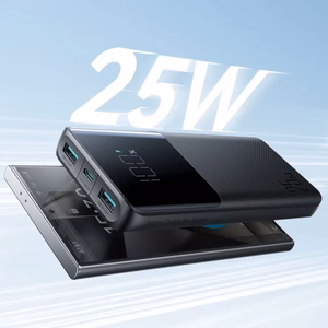 Powerbank 10000mAh Joyroom JR-PBF20 25W + cable 0.25m (black)