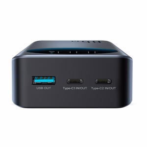 Joyroom JR-PBF05 Pro 30000mAh 65W Powerbank Digitaalinäytöllä 2x USB-C 1x USB-A - Musta