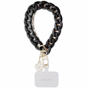 Guess nauha GUOUCBMC4MK musta HDSP Large Chain Acrylic 4G Charm