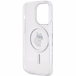 Karl Lagerfeld IML Choupette MagSafe suojakuori iPhone 14 Pro Max:lle - läpinäkyvä