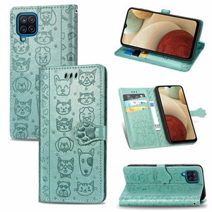Case Cat-Dog Samsung A356 A35 5G green