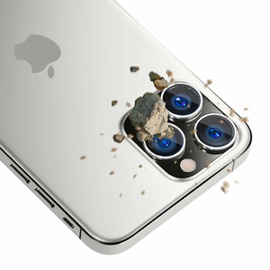 Kameralasi iPhone 13 Pro Max / 13 Pro 9H 3mk objektiivin suojaukseen Pro-sarjan objektiiville - hopea