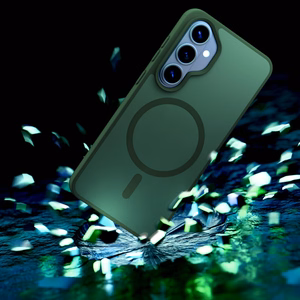 Samsung Galaxy S26 – 3mk Smoke MagCase vihreä puhelimen suojakuori