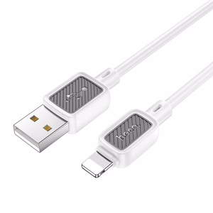 Kaapeli USB-A Lightning Hoco 2,4A 1 m X108 valkoinen