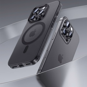 Benks Magnetic Lucid Armor Case -suojakuori (B066) Iphone 16 Pro Maxille, musta (kameran ohjauspainike)